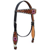 BER108-Western Leather Headstall