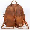 ADBG600 American Darling Hand Tooled Floral Carved & Hair-On Cowhide Western Backpack Bag