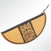 ADBG601 American Darling Hand Tooled Floral Carved & Braided Western Leather Taco Bag