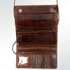 ADBG607 American Darling Hand Tooled Floral Carved & Saddle Blanket Western Leather Small Cross body Bag