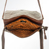ADBG640 American Darling Hair-On Cowhide Western Small Cross body Bag with Fringes