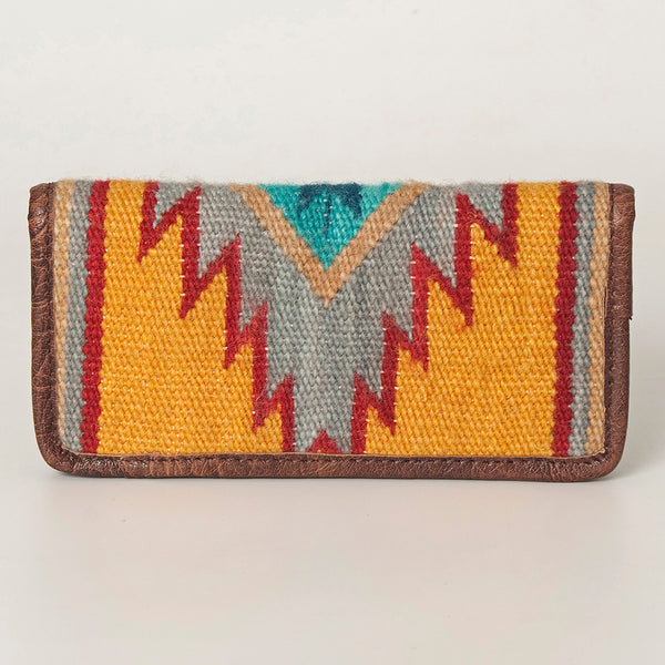 ADBG644 American Darling Southwestern Saddle Blanket Wallet with Genuine Leather Trim