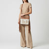 LC-ADBGS146 Western Crossbody Bag - Tooled Leather & Hair-On Hide