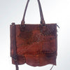 ADBG615 American Darling Handcrafted Western Leather Tote Bag with Buck Stitching