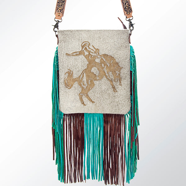 LC-ADBG647 Crossbody Hair-On Genuine Western Leather Women Bag