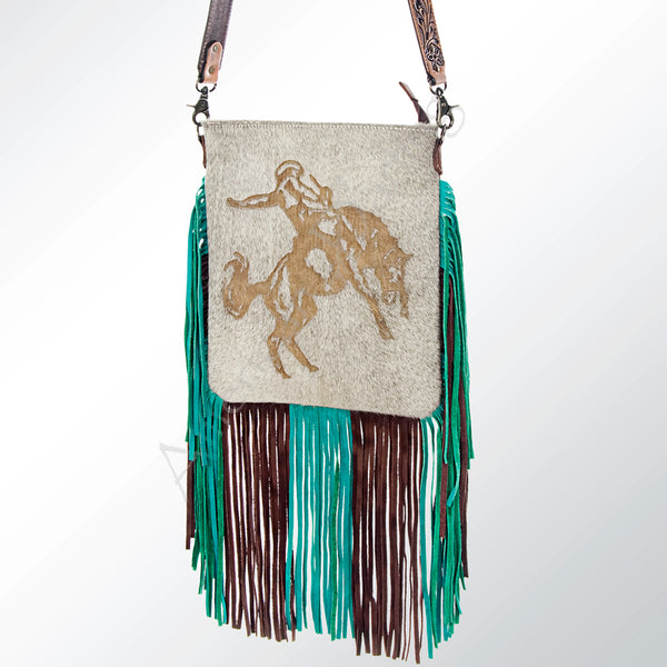 LC-ADBG647 Crossbody Hair-On Genuine Western Leather Women Bag