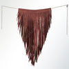 ADJW102 Western Fringe Chain Accessory - Genuine suede Statement Piece
