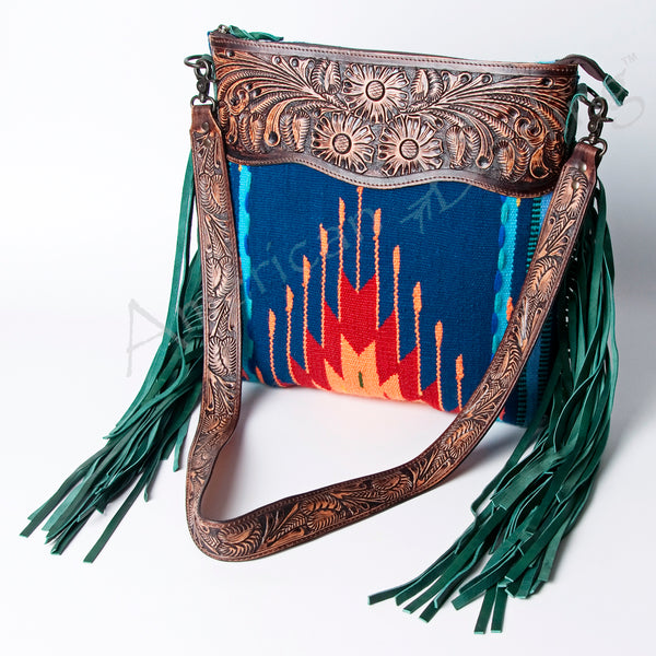 LC-ADBGZ306C Crossbody Genuine Western Leather Women Bag