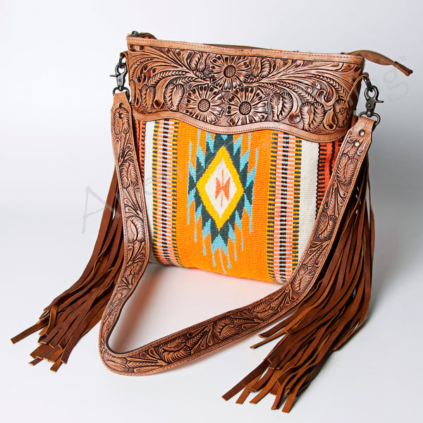 LC-ADBGZ306K Crossbody Genuine Western Leather Women Bag