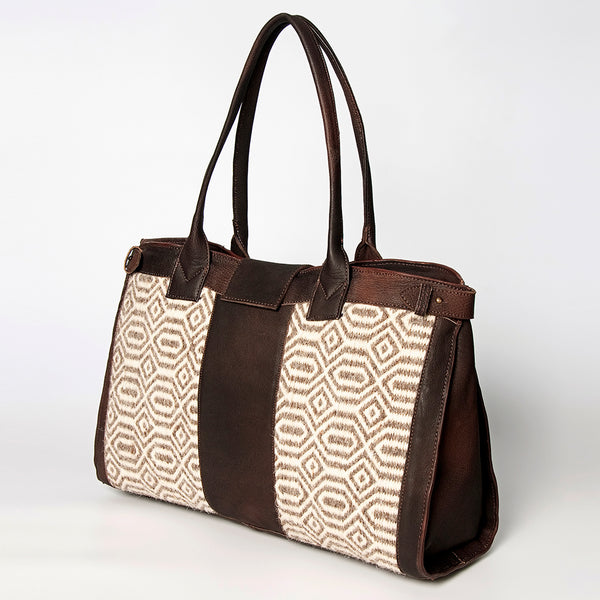 LC-ADBGZ309 Duffel Genuine Western Leather Women Bag