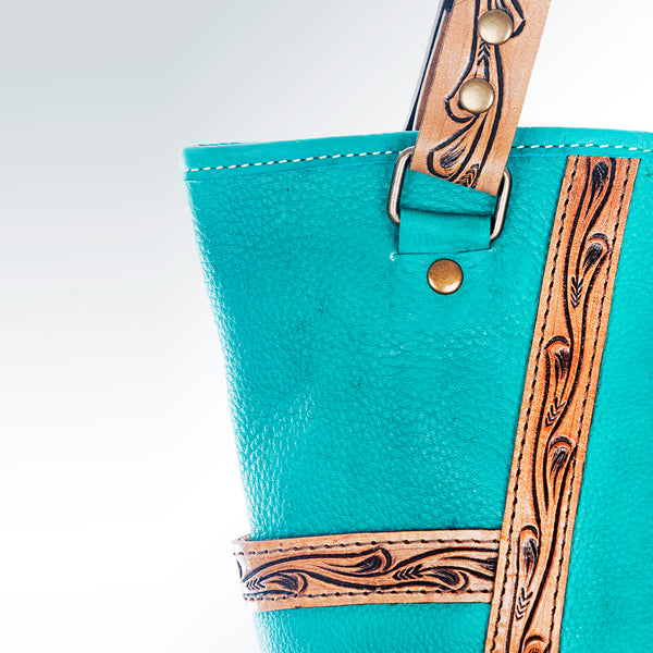 ADBG617A American Darling Hand Tooled Western Leather Tote Bag