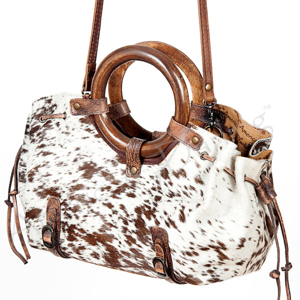 LC-ADBG618 Tote Hair-On Genuine Western Leather Women Bag