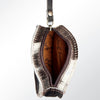 LC-ADBGZ319 Round Cowhide Canteen - Genuine Hair-On Hide Western Mini Pouch