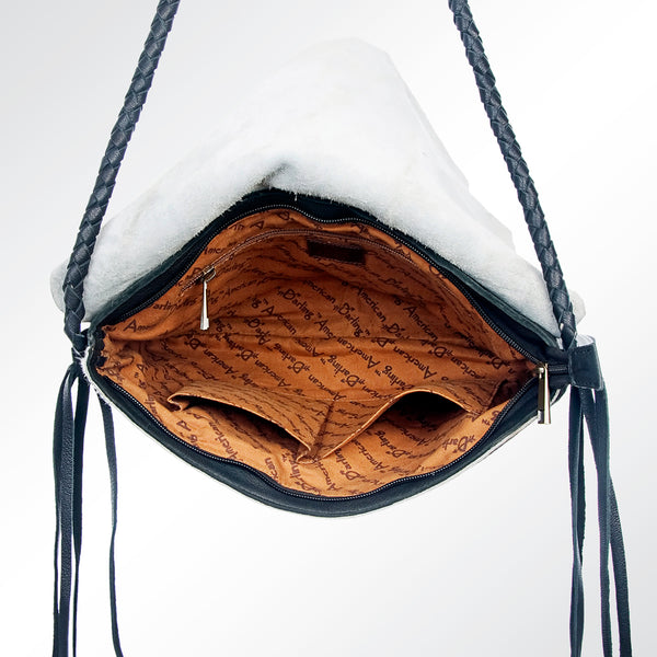 LC-ADBGZ322 Crossbody Hair-On Genuine Western Leather Women Bag