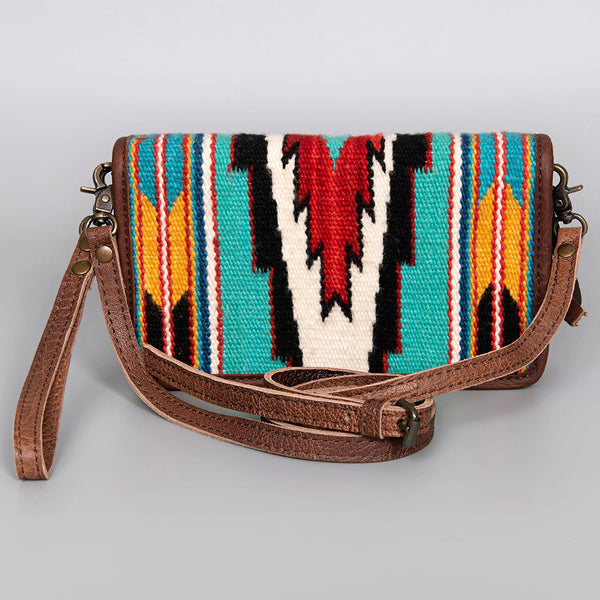 ADBG485 American Darling Saddle Blanket Leather Organiser Bag