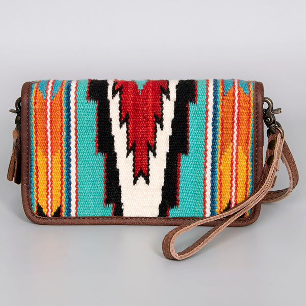 ADBG485 American Darling Saddle Blanket Leather Organiser Bag