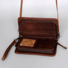 ADBG485 American Darling Saddle Blanket Leather Organiser Bag