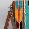 ADBG485 American Darling Saddle Blanket Leather Organiser Bag