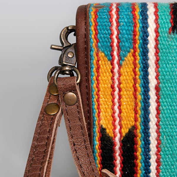 ADBG485 American Darling Saddle Blanket Leather Organiser Bag
