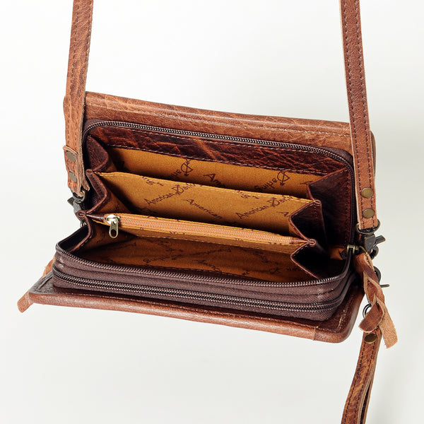 ADBG485 American Darling Saddle Blanket Leather Organiser Bag