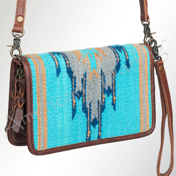 ADBG485 American Darling Saddle Blanket Leather Organiser Bag