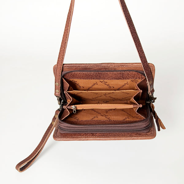 ADBG485 American Darling Saddle Blanket Leather Organiser Bag