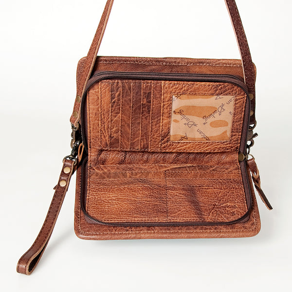 ADBG485 American Darling Saddle Blanket Leather Organiser Bag