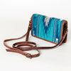 ADBG485 American Darling Saddle Blanket Leather Organiser Bag