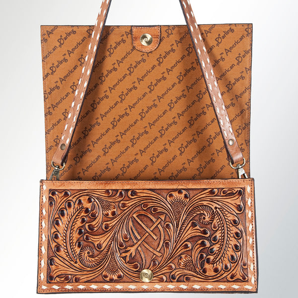LC-ADBGZ327 Crossbody Genuine Western Leather Women Bag