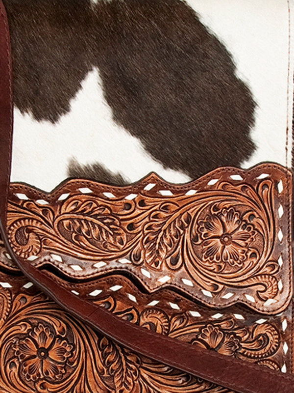 LC-ADBGZ333 Crossbody Hair-On Genuine Western Leather Women Bag