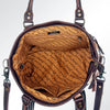 ADBG695 American Darling Hair-On Leather Tote Bag with Fringes