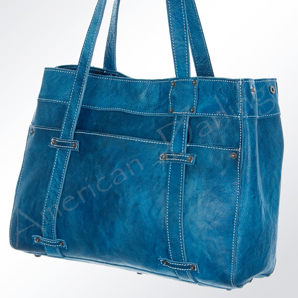 ADBG697 American Darling Handcrafted Western Leather Tote Bag