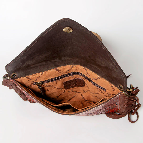 LC-ADBGK103 Envelope Genuine Western Leather Women Bag