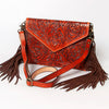 LC-ADBGK103 Envelope Genuine Western Leather Women Bag