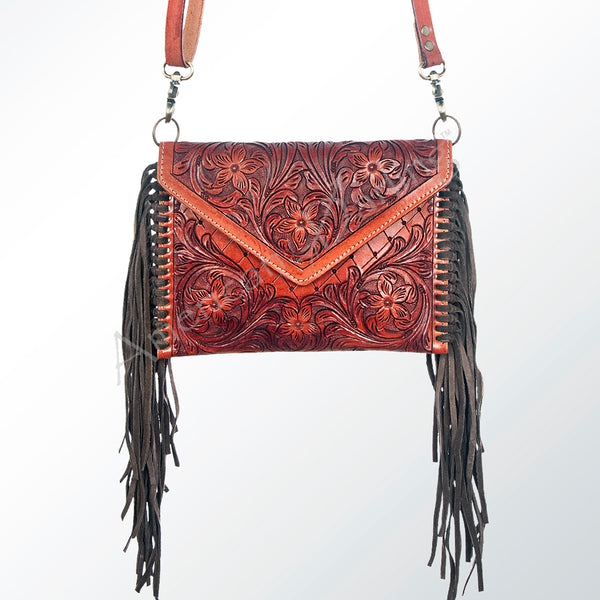 LC-ADBGK104 Envelope Genuine Western Leather Women Bag