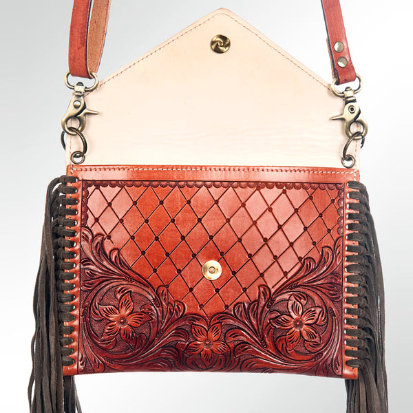 LC-ADBGK104 Envelope Genuine Western Leather Women Bag