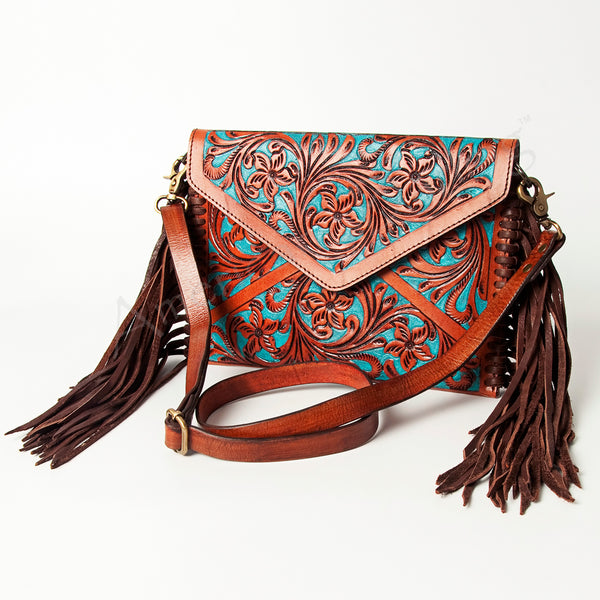 LC-ADBGK106 Envelope Genuine Western Leather Women Bag