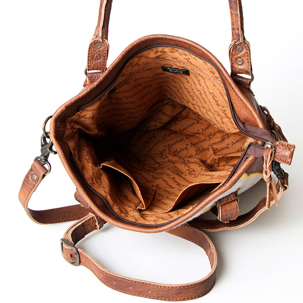 LC-ADBGK111 Tote Genuine Western Leather Women Bag