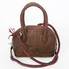 ADBGD130 American Darling Handcrafted Leather Cross body Bag with Turquoise Stone & Fringes