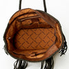 ADBGD132 American Darling Handcrafted Leather Tote Bag with Braided Handles & Fringes