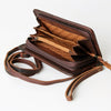 ADBG485 Southwestern Wool Organizer Bag with Leather Trim & Crossbody Strap