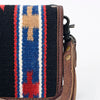 ADBG485 Southwestern Pattern Leather Crossbody Bag with Adjustable Strap