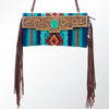 ADBG664 American Darling Hand Tooled Floral & Saddle Blanket Western Small Cross body Bag