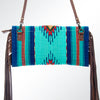 ADBG664 American Darling Hand Tooled Floral & Saddle Blanket Western Small Cross body Bag