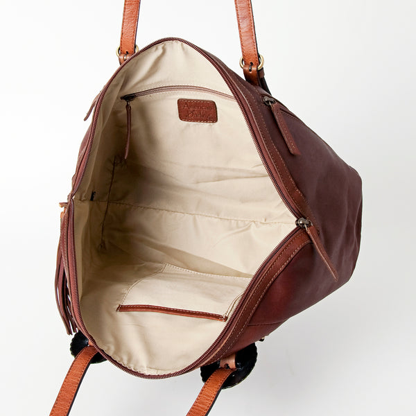 LC-ADBGI168A Tote Genuine Western Leather Women Bag