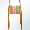 LC-ADBGZ373 Crossbody Saddle Blanket Genuine Western Leather Women Bag