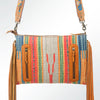 LC-ADBGZ373 Crossbody Saddle Blanket Genuine Western Leather Women Bag