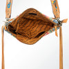 LC-ADBGZ373 Crossbody Saddle Blanket Genuine Western Leather Women Bag