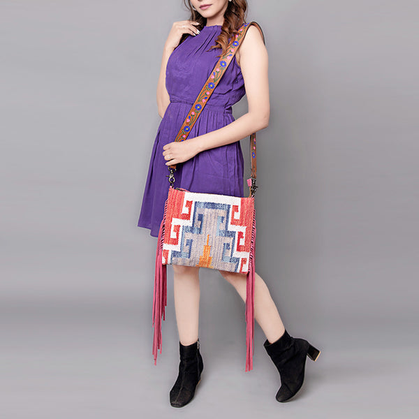 LC-ADBGZ374 Crossbody Genuine Western Leather Women Bag