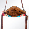 ADBG664 American Darling Hand Tooled Floral & Saddle Blanket Western Small Cross body Bag